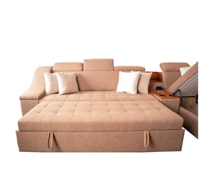 Beige Corner Sofa - Stylish, Spacious, and Cozy