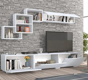 Modern Home TV Console: Stylish, Spacious, Elegant Storage