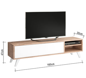 TV table with high legs