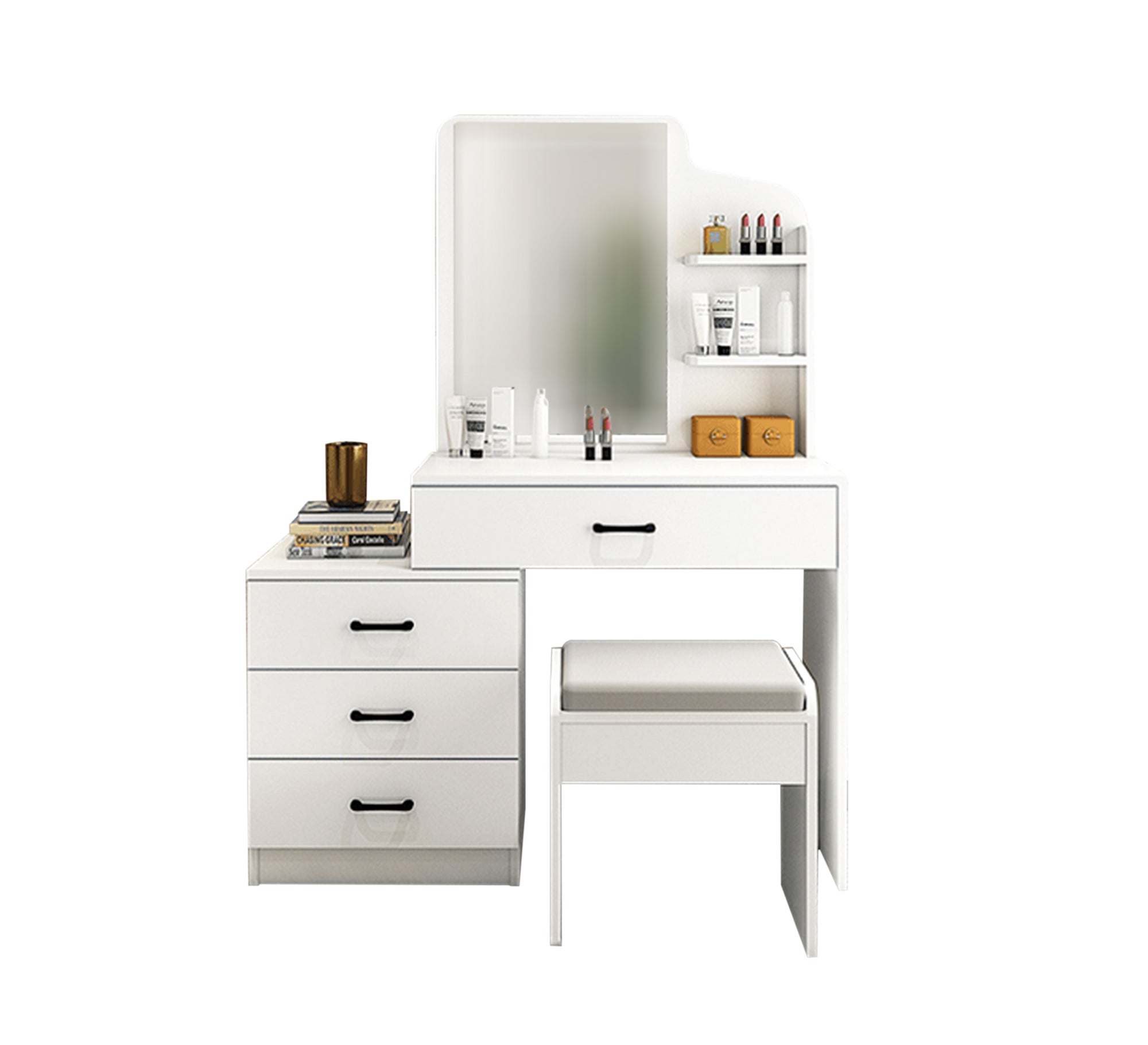 White Gradient Vanities: Sleek, Modern Elegance