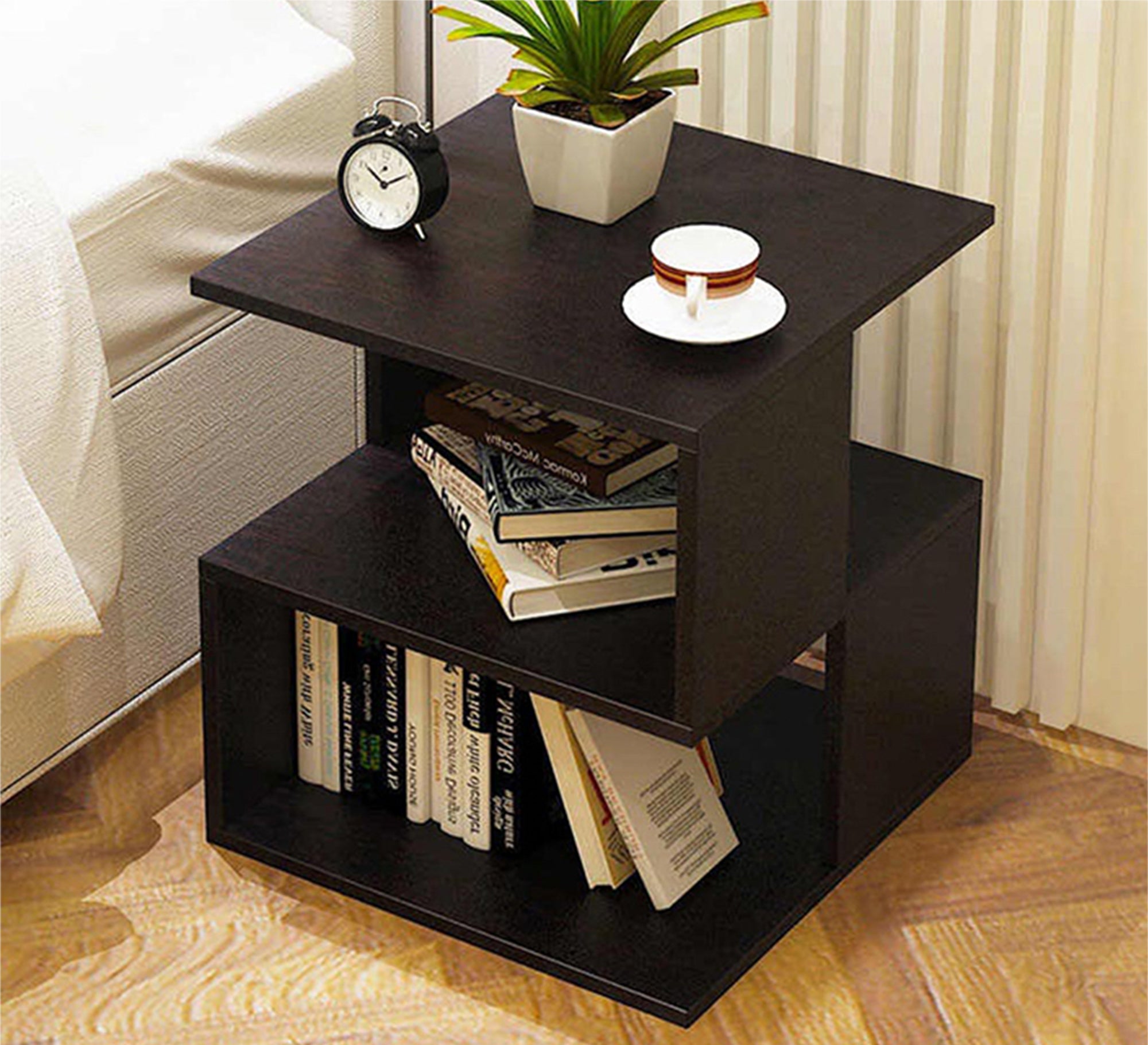 Compact Black Table - Chic & Versatile