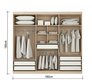 Beige Open Dresser, Minimalist & Functional