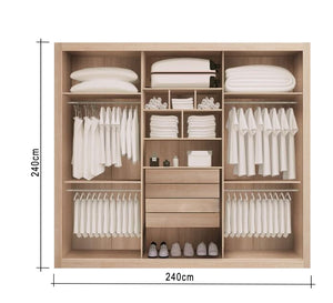 Beige Open Dresser - Stylish & Spacious Storage