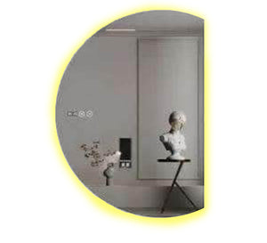 Semi-Circular LED Mirror: Sleek, Stylish, Luminous