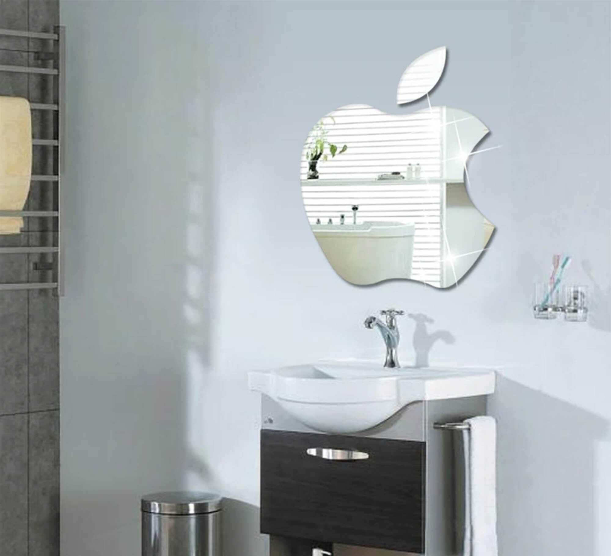 Sleek LED Mirror with Smart Features