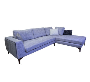 High-Leg Corner Sofa with Style & Comfort