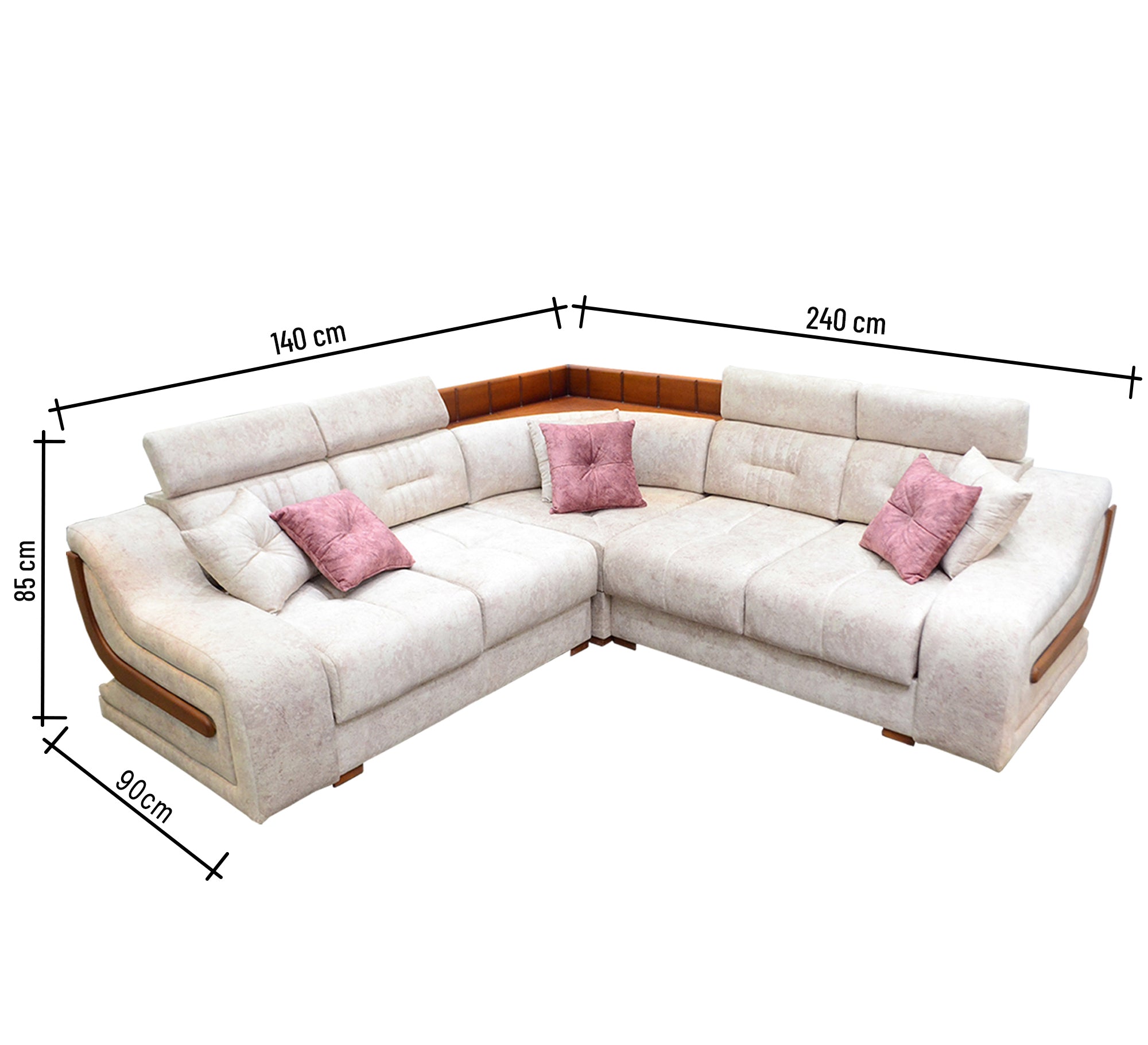 Elegant beige corner