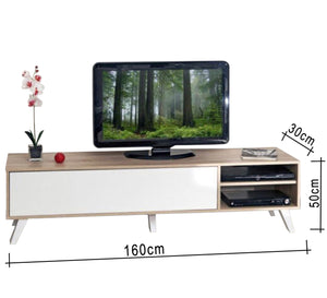 Wooden TV table * white