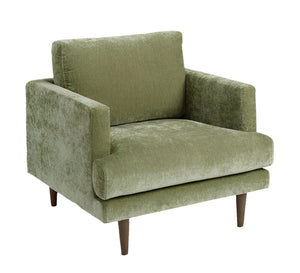 Luxurious chair in attractive olive color