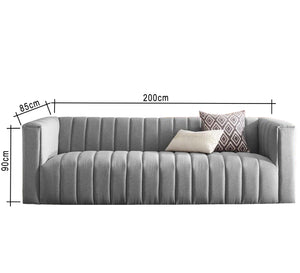 Gray sofa for living