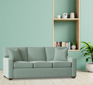 Triple sofa mint green