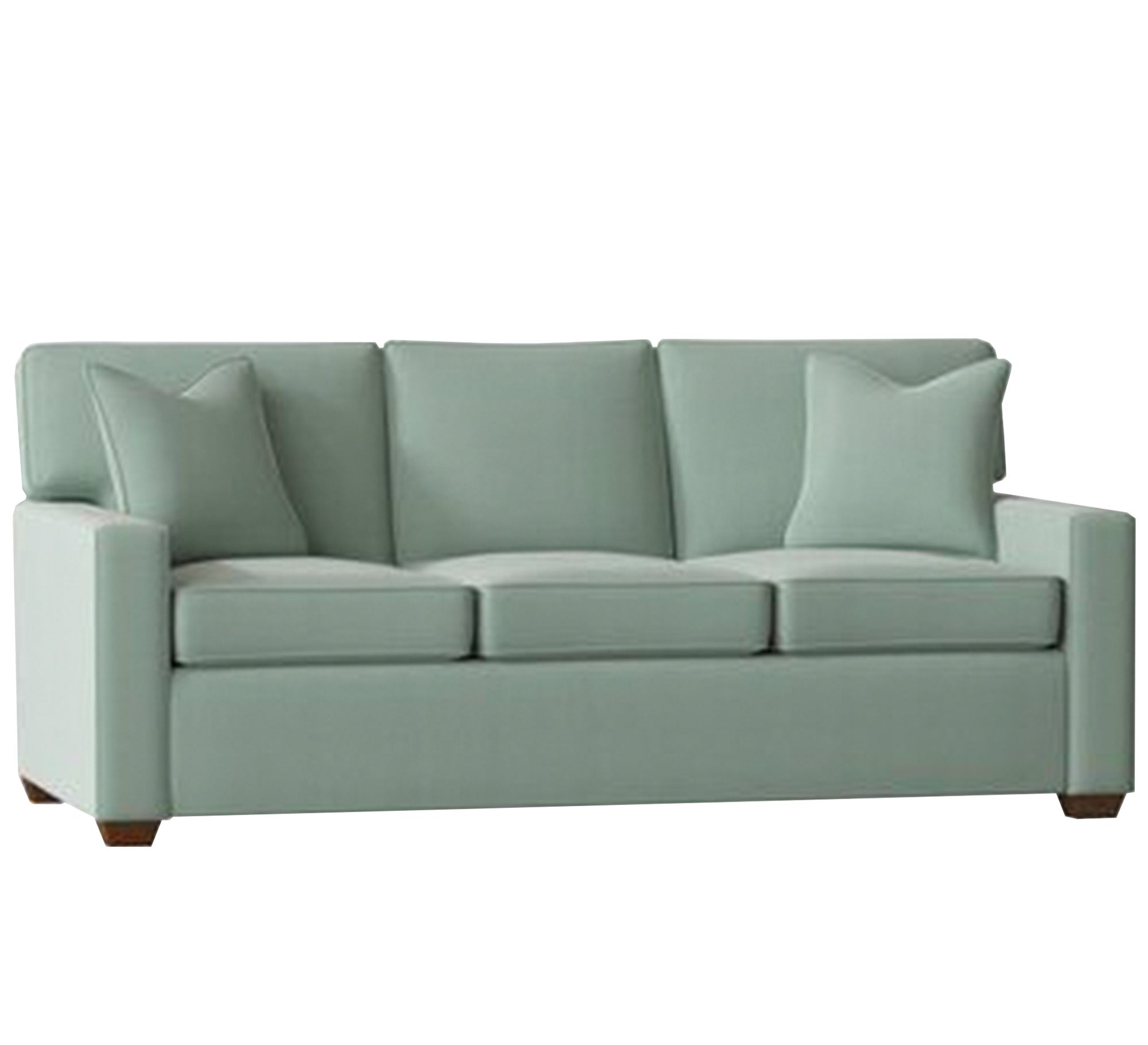 Triple sofa mint green