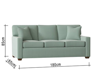 Triple sofa mint green