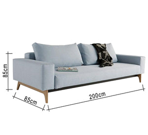 A sofa with great depth, Baby Blue