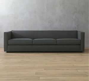 Triple sofa in gray color