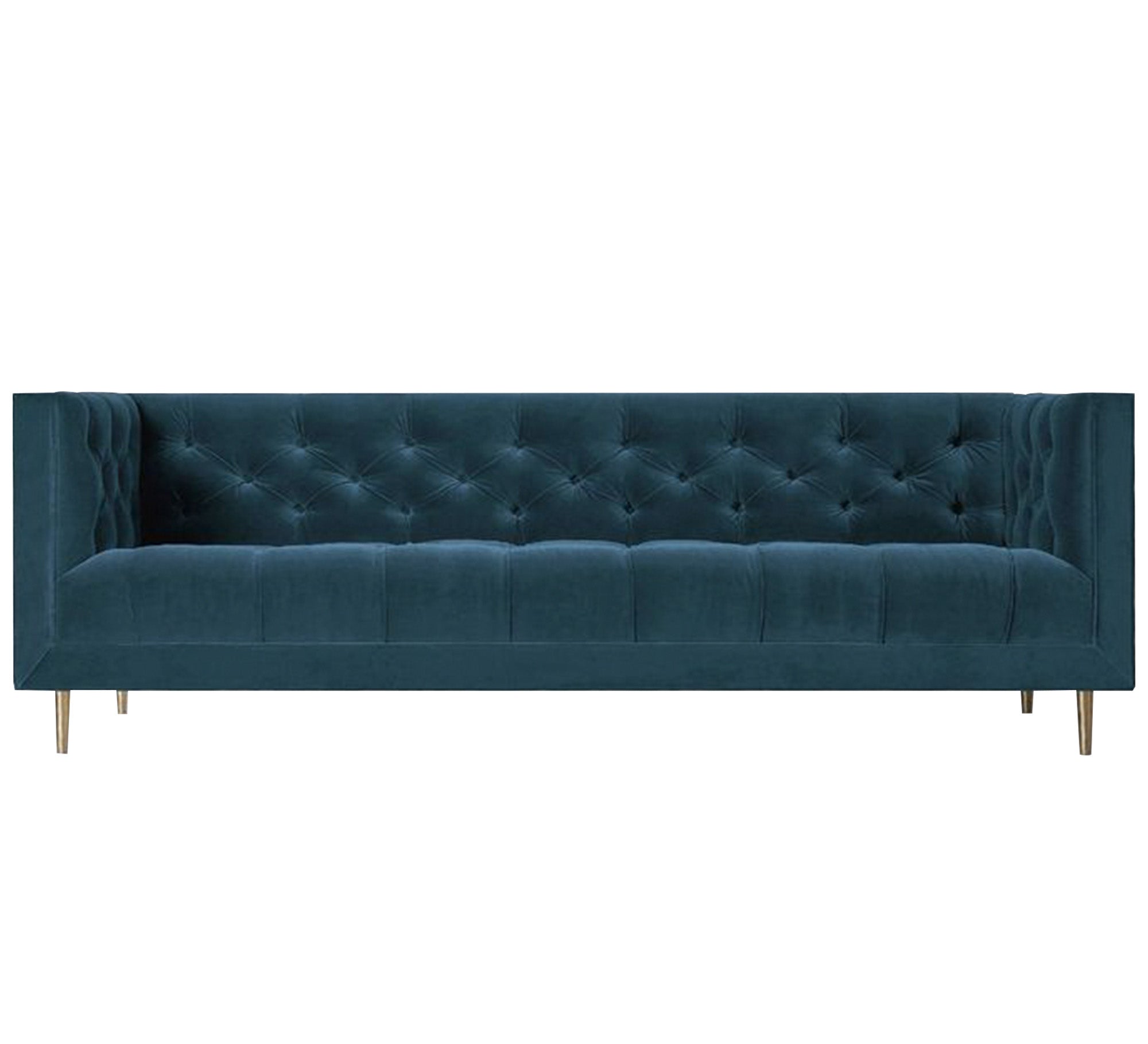 Genzari sofa with capotonian grain on the back and the handle