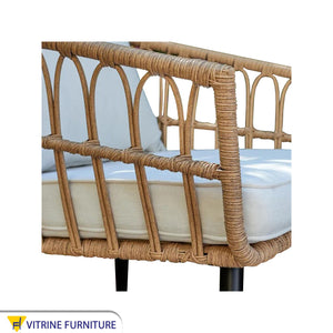 Beige outdoor set