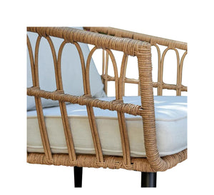 Beige outdoor set