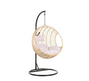 Beige swing chair