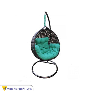 Black swing chair