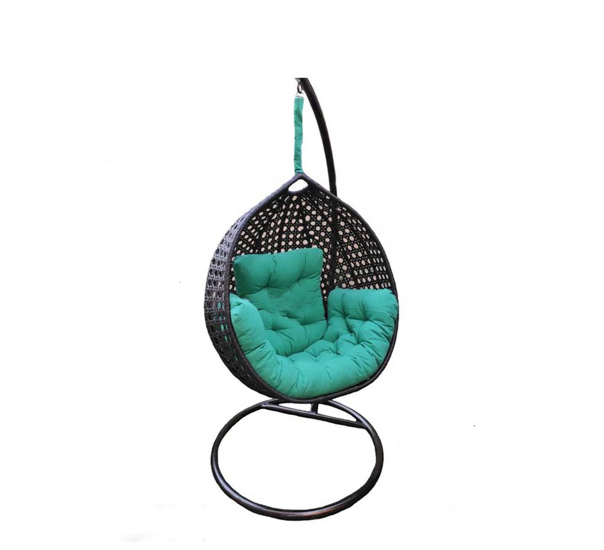 Black swing chair