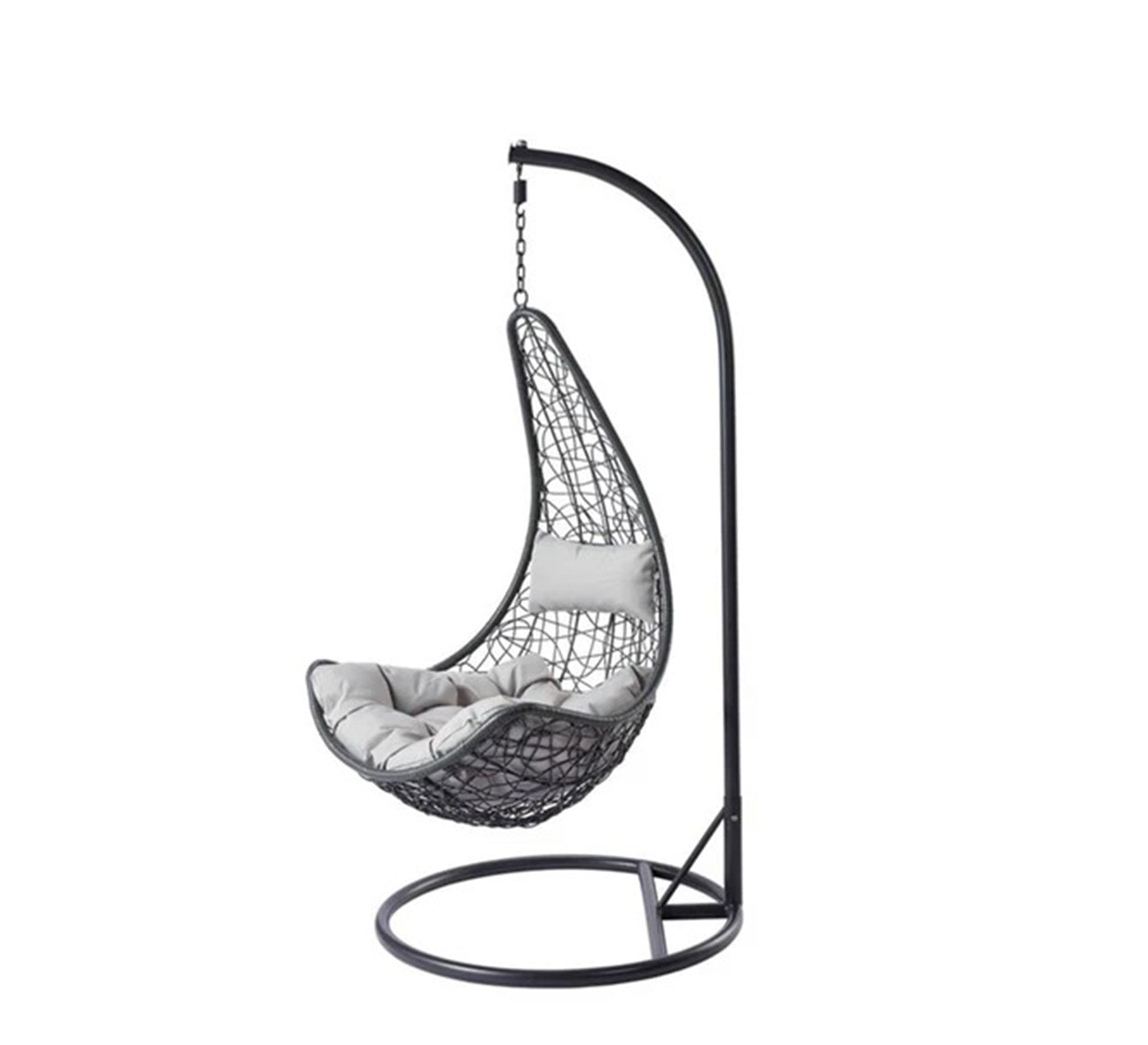 Half moon swing chair