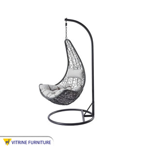 Half moon swing chair