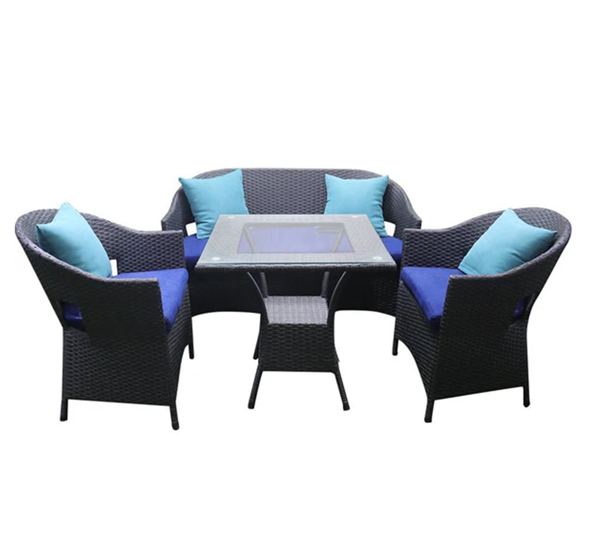 Gray outdoor seating set