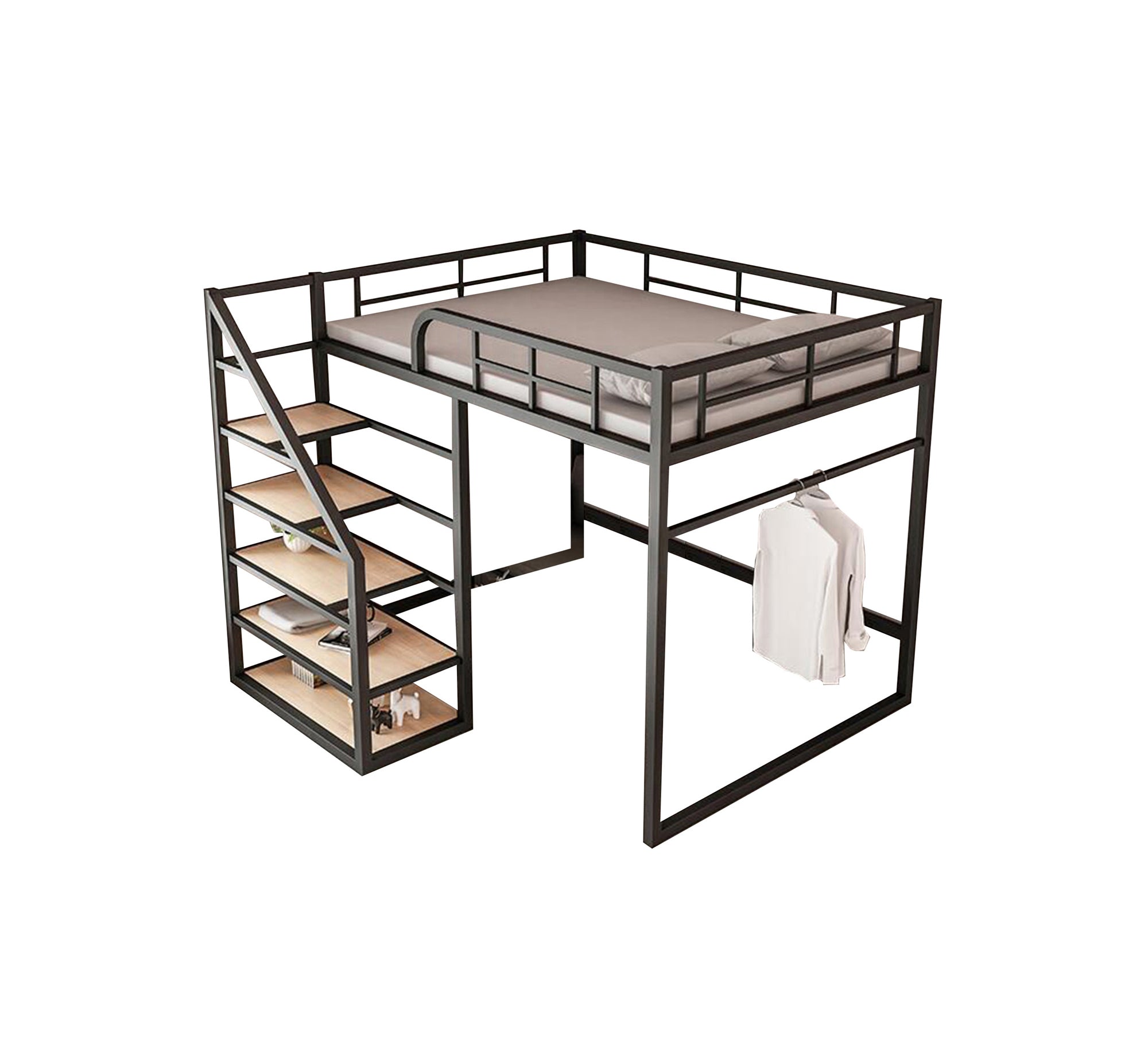 Children's bed with Shelves