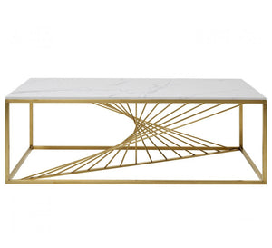 Gold steel table