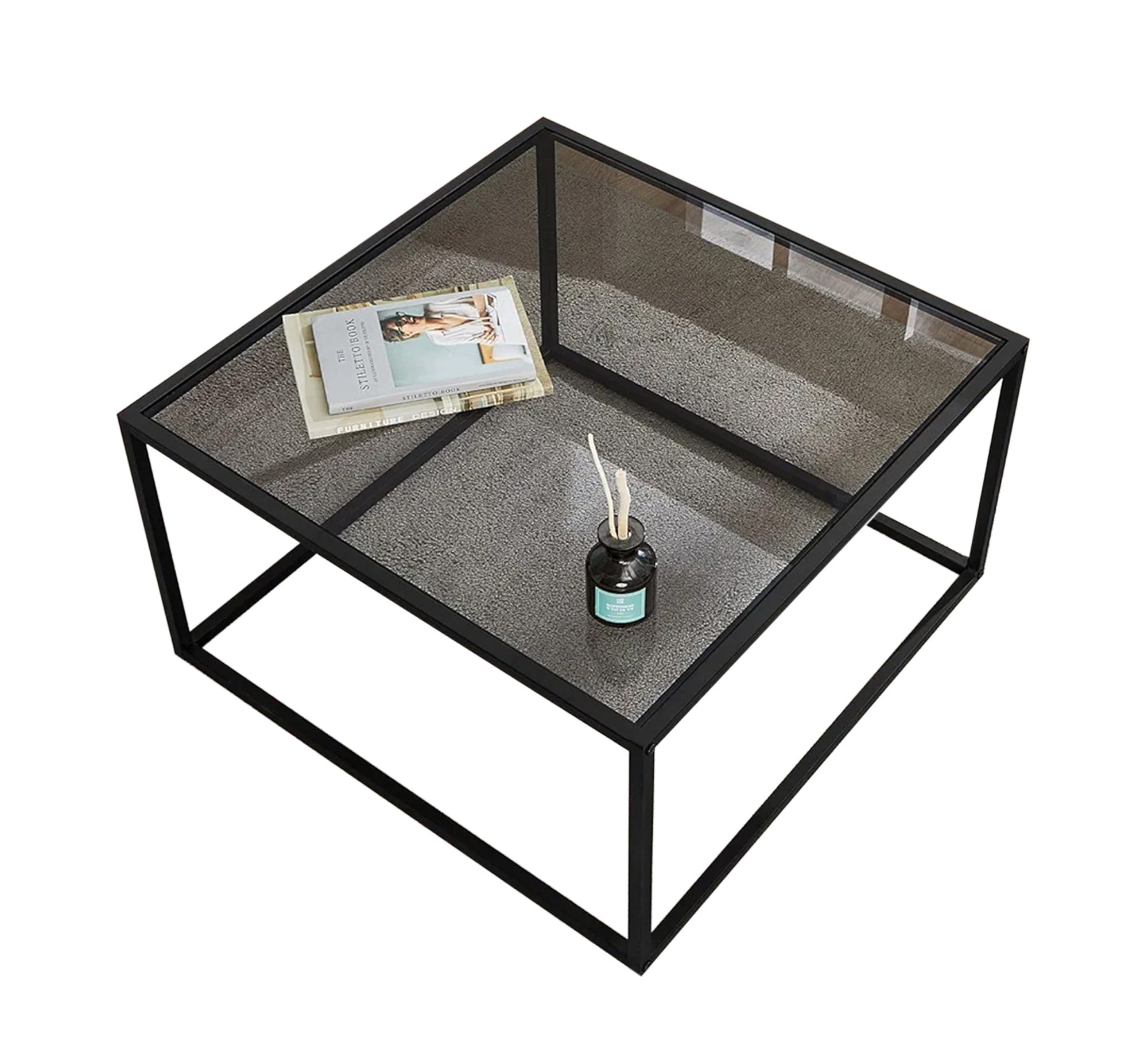 Square table in black