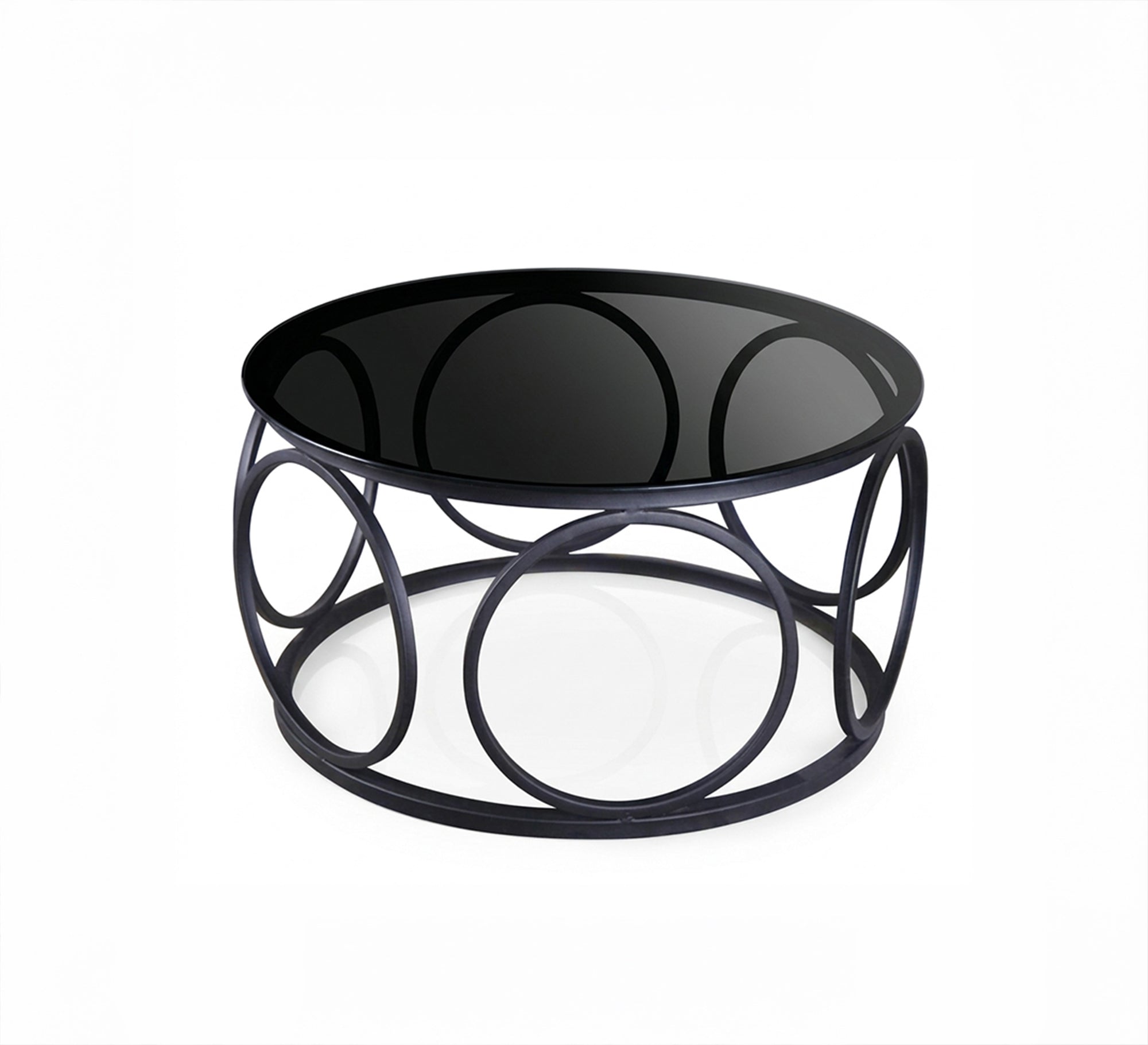 Black Circular Table - Sleek & Stylish Design**