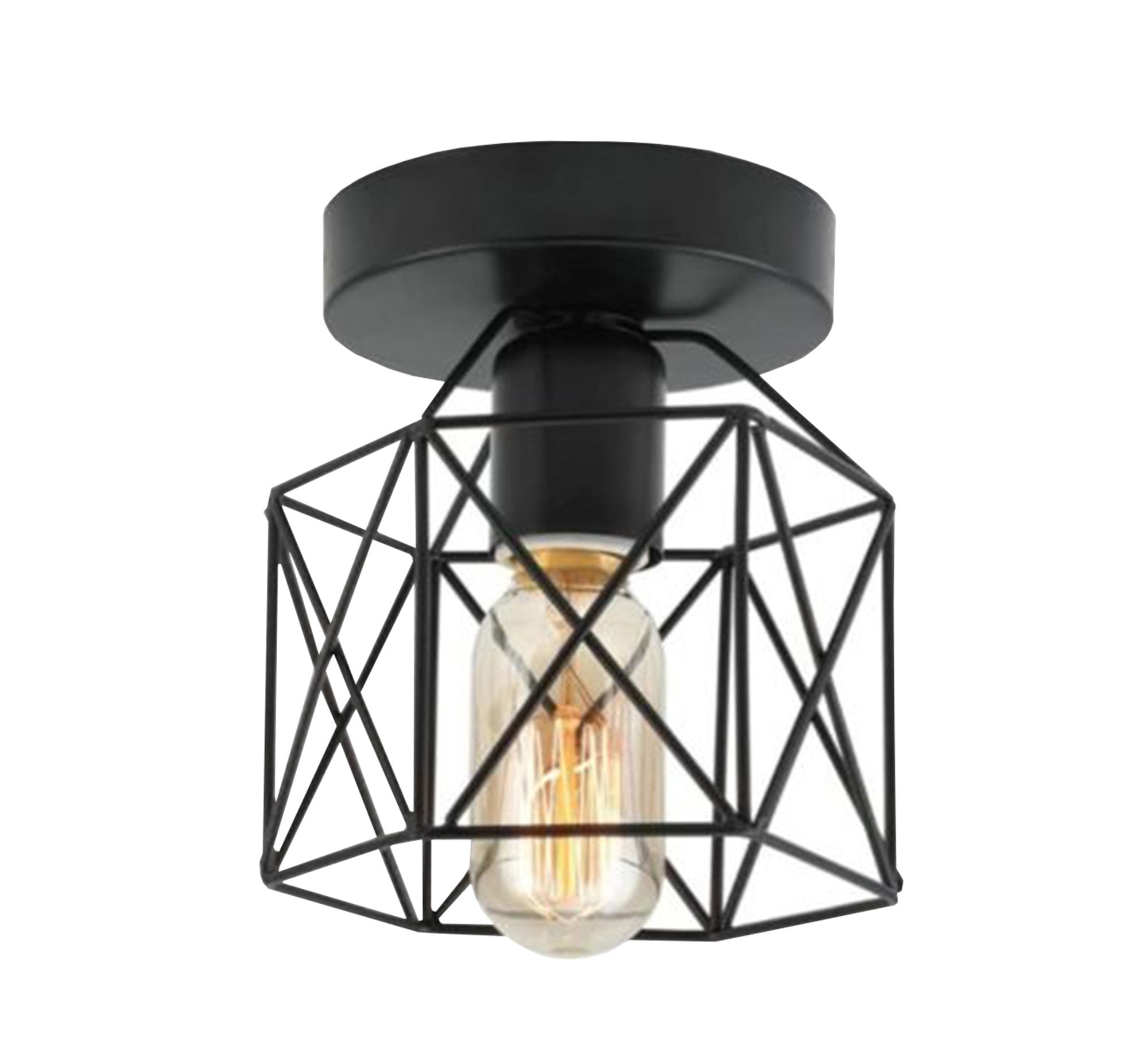 Chandelier cage hollow oval bulb