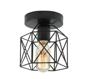 Chandelier cage hollow oval bulb