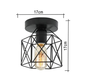 Chandelier cage hollow oval bulb