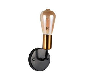 Black*gold metal Wall Sconce