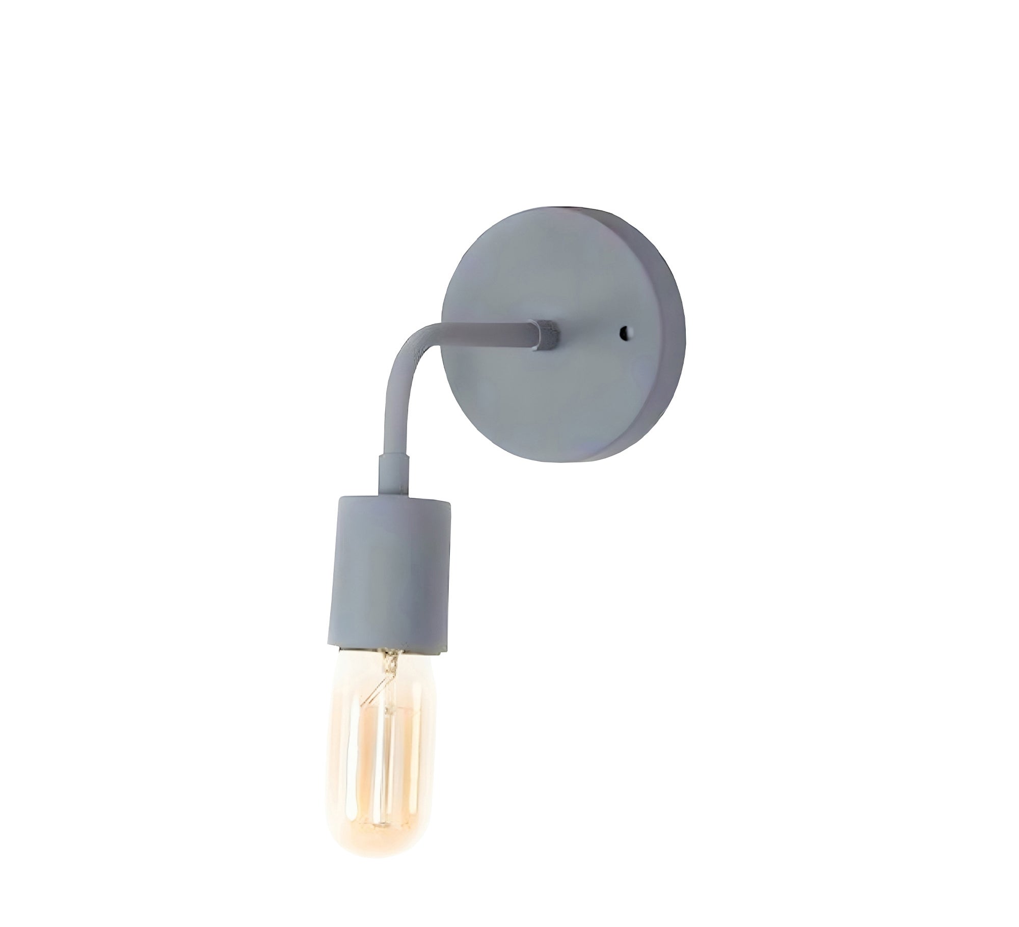 Gray metal wall Sconce