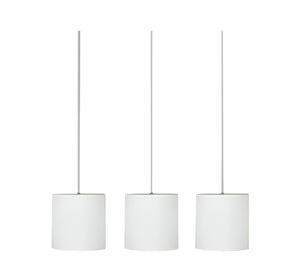 Triple chandelier with White cover