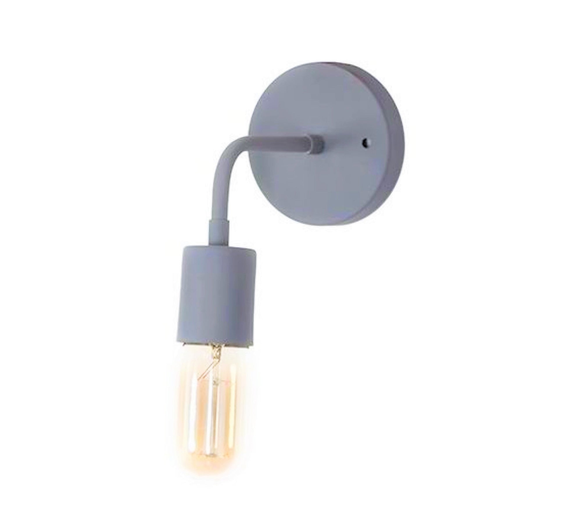 Grey Metal Wall Lamp