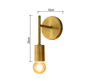 Gold Metal Wall Lamp