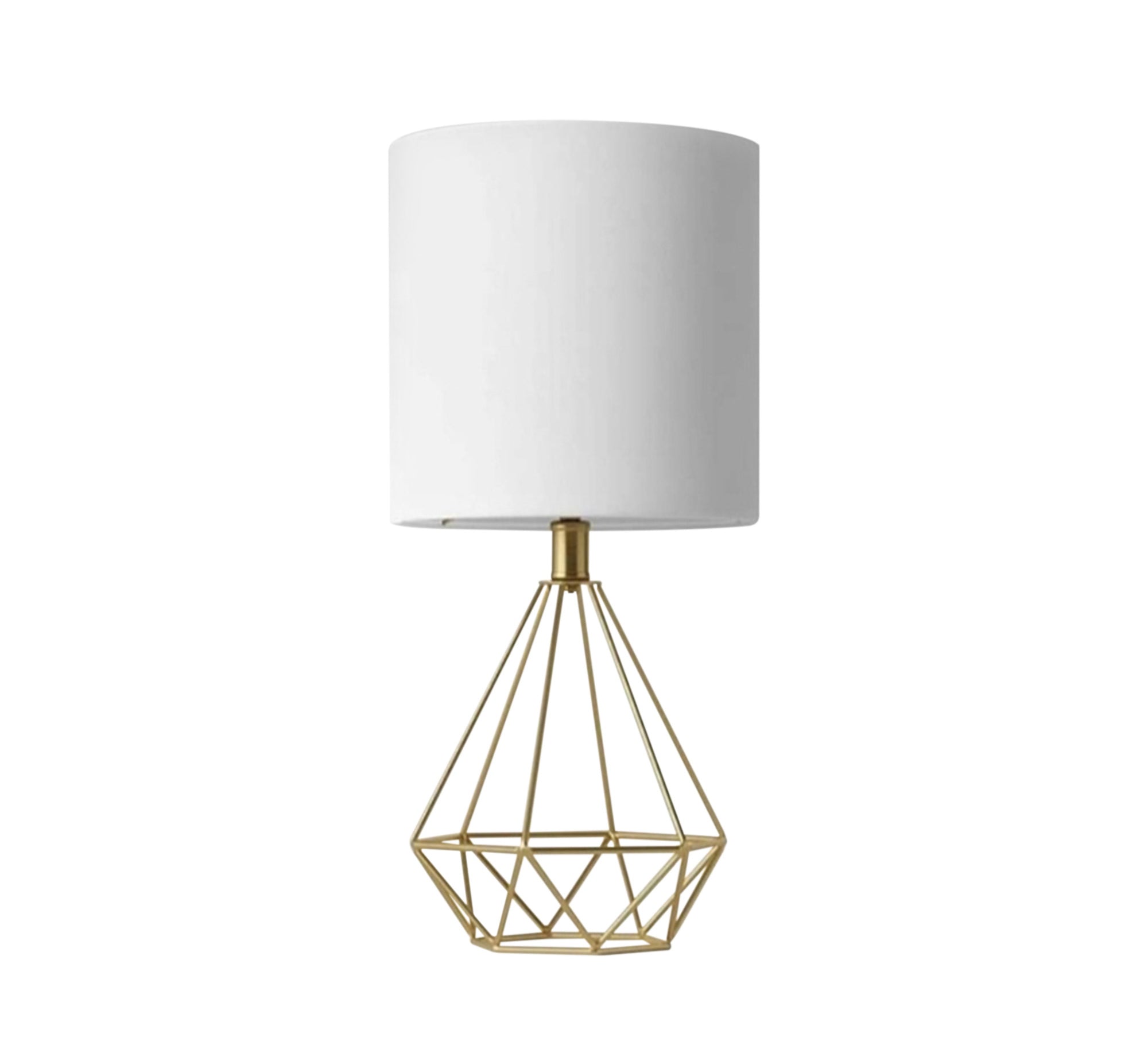 Modern gold metal lamp