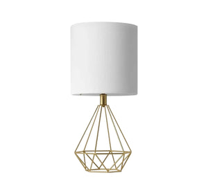 Modern gold metal lamp