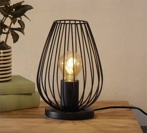 Modern black metal lamp