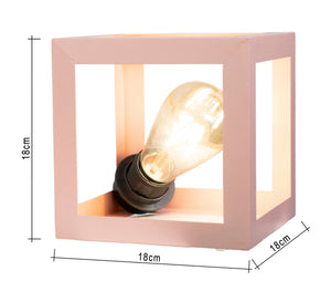 Modern cube metal lampshade