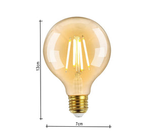 3 Edison Decor Bulb 6 Watt Clear