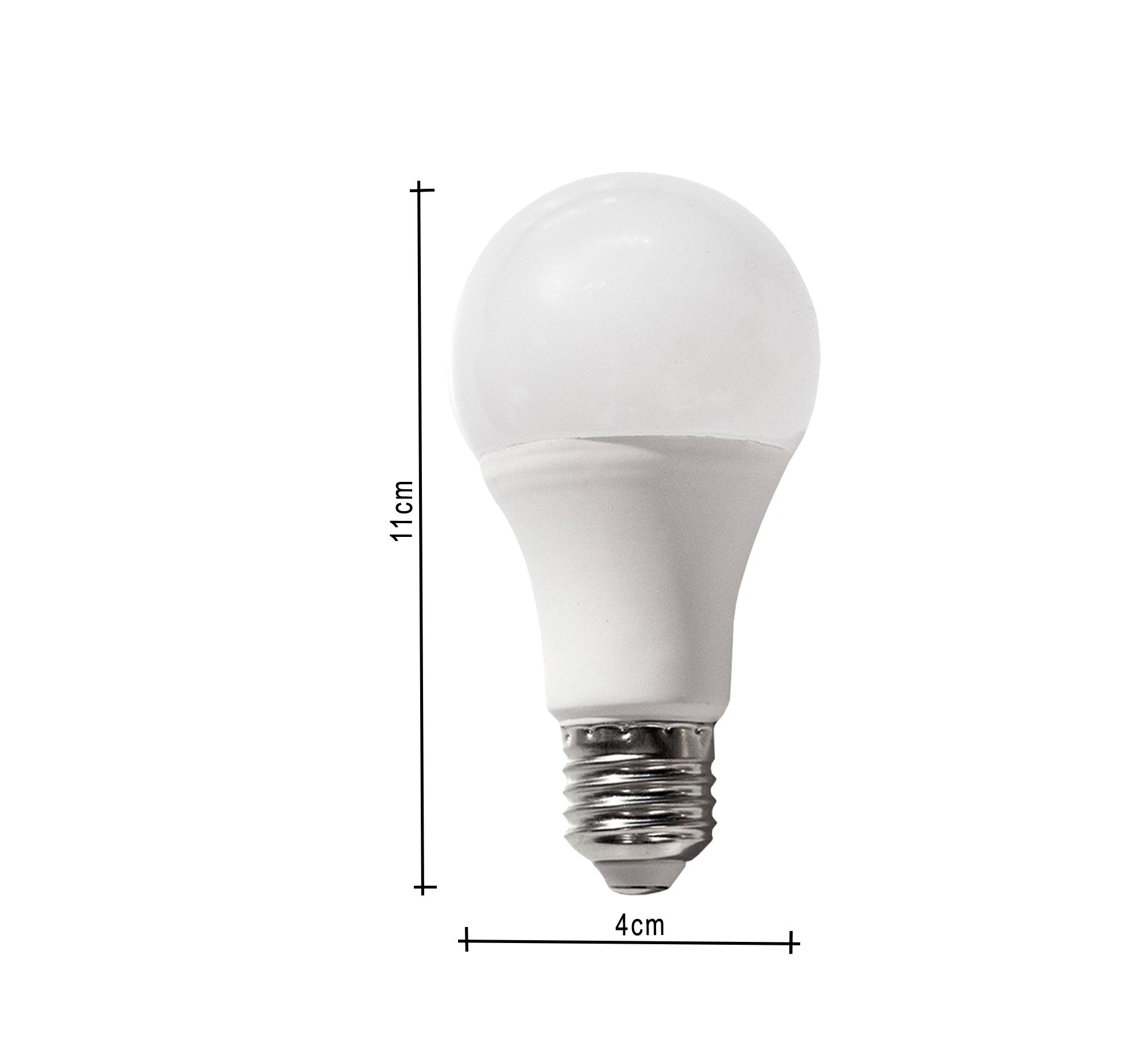 8 White LED Bulb 9 Watt