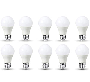 10 White LED Bulb 9 Watt