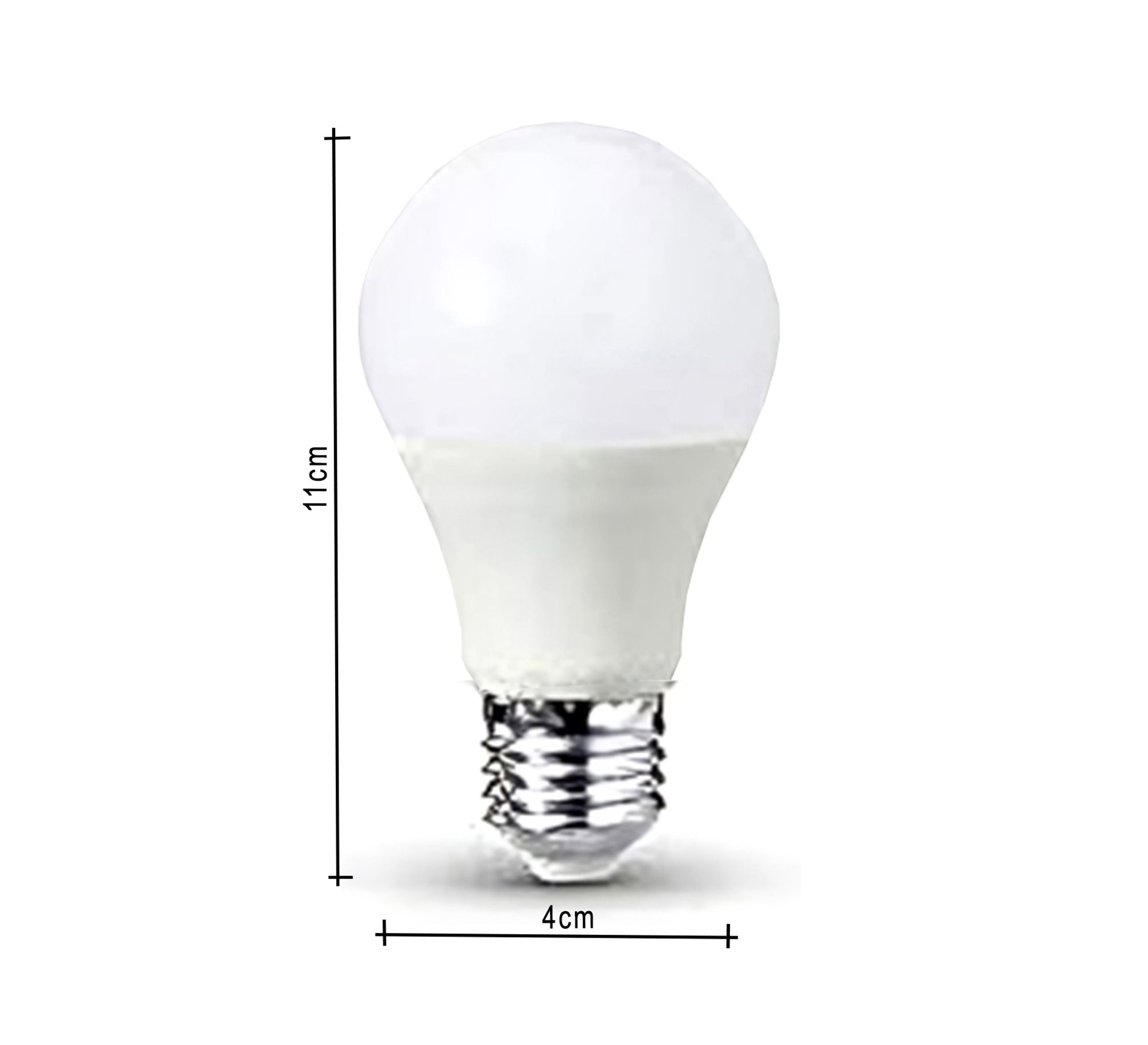 10 White LED Bulb 9 Watt