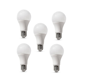 5 LED bulbs white 9 watts