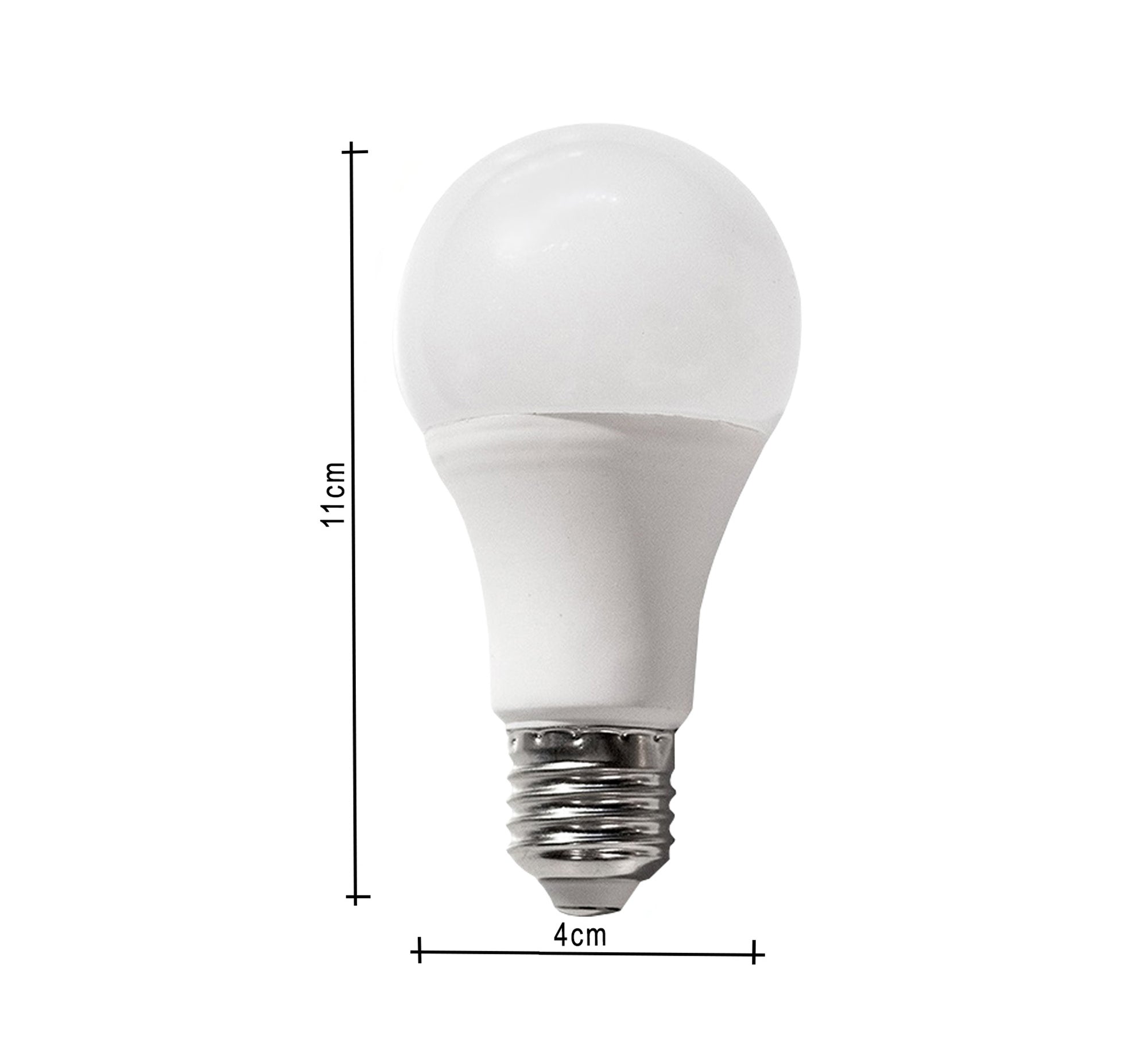 5 LED bulbs white 9 watts